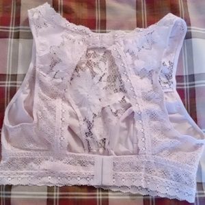 Lot 2 Victoria's Secret Lace Bralettes Medium Fair Isle Blue Lilac
